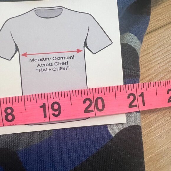 🩵Calvin Klein Blue Camo Logo Hoodie, Size L. Super comfy and cute! - Picture 7 of 7